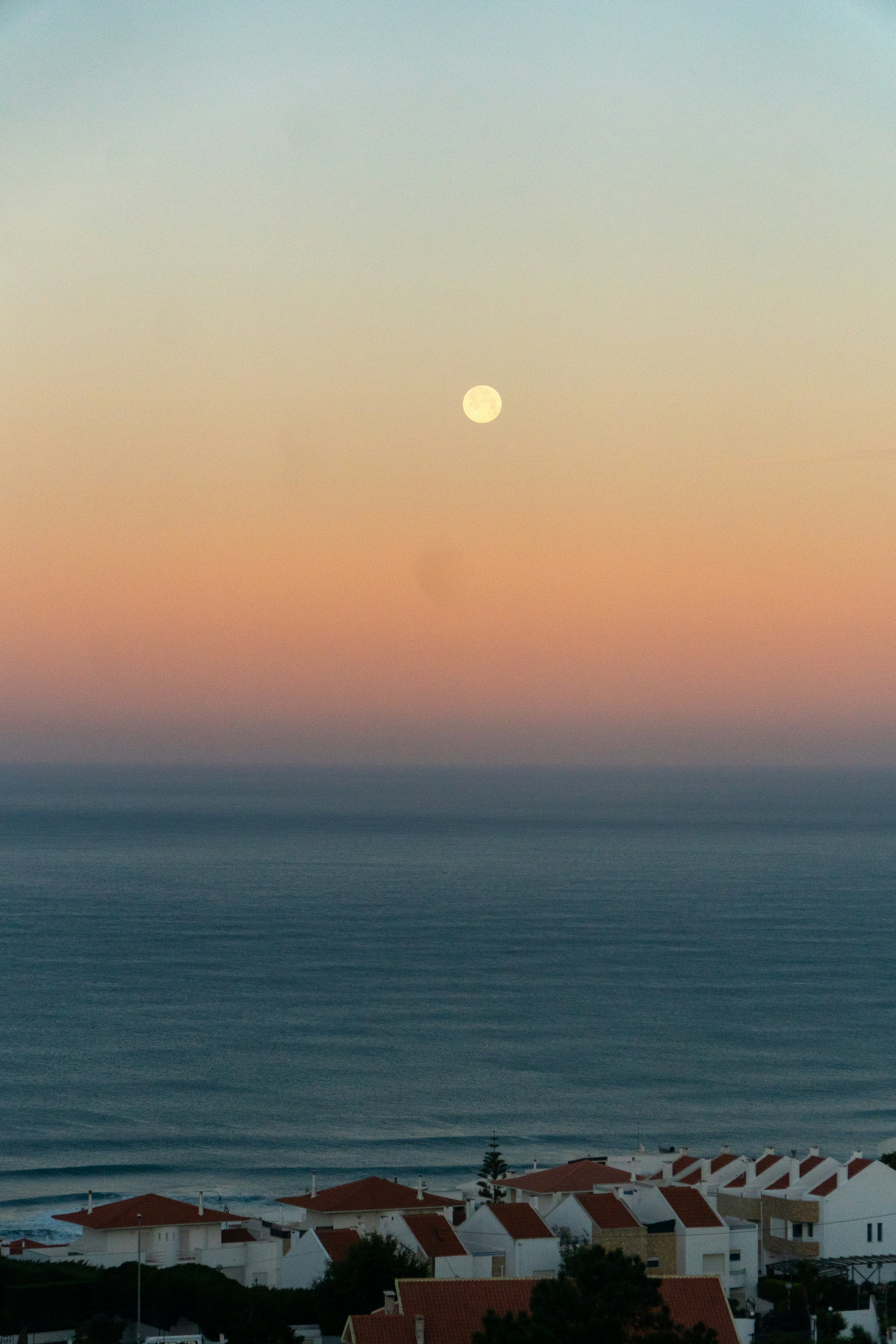 View of the sunset over Ericeira near coliving for digital nomads in Portugal