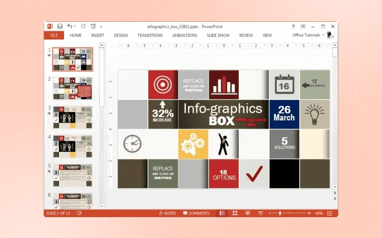 Example of powerpoint infographic templates