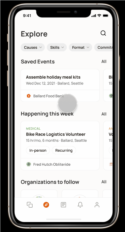 GIF of Figma prototype