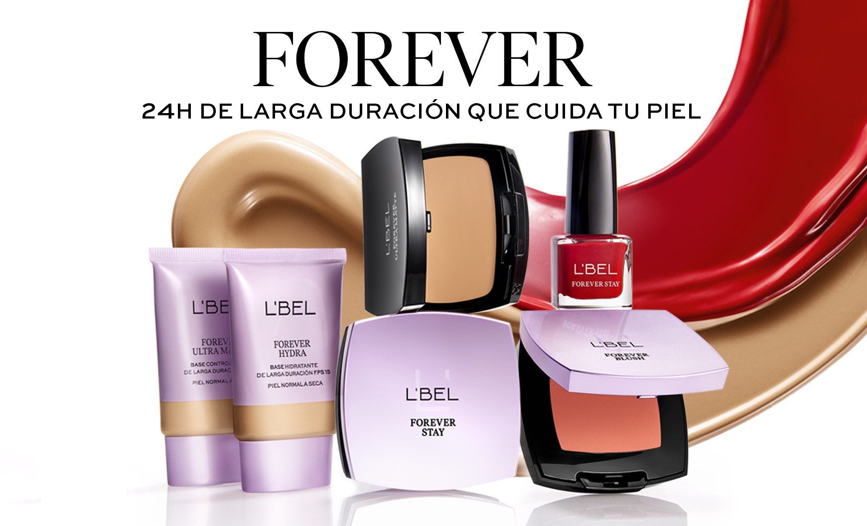 Línea de maquillaje forever para piel grasa y piel seca