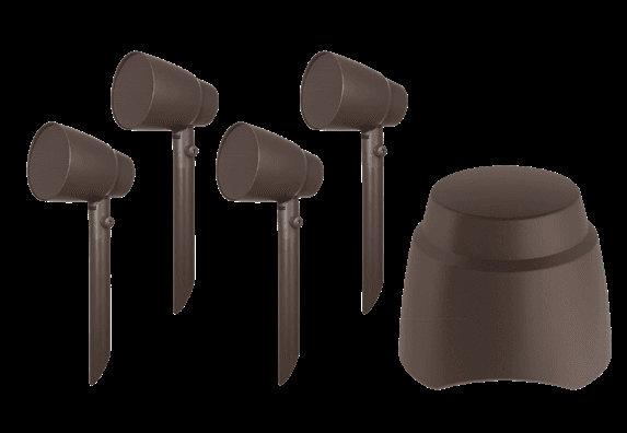 Bronze outdoor lights and cover