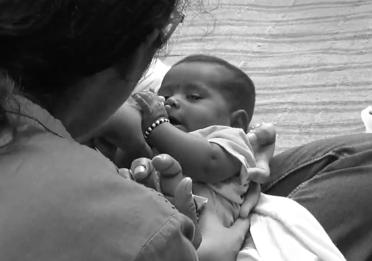 A mother and her baby in the Roha programme