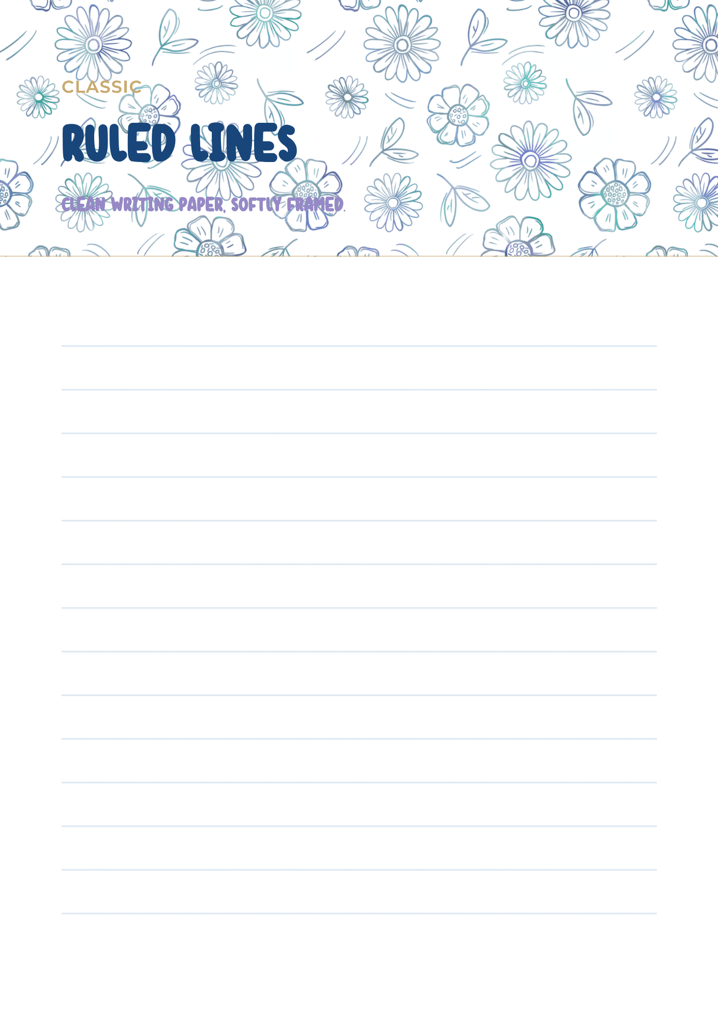 Ruled Lines — Twilight Vellum Collection