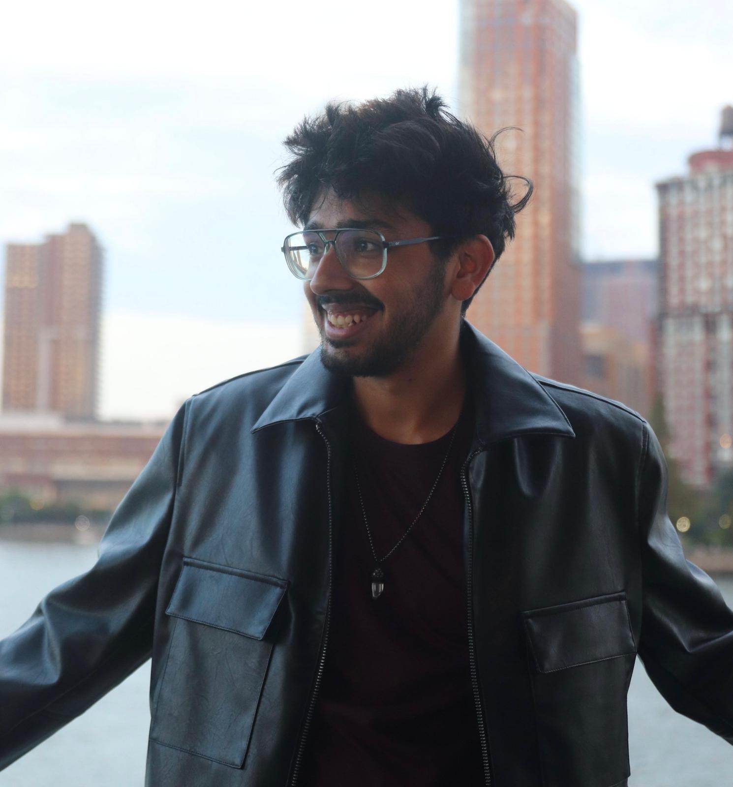 Portrait of portfolio creator – front view