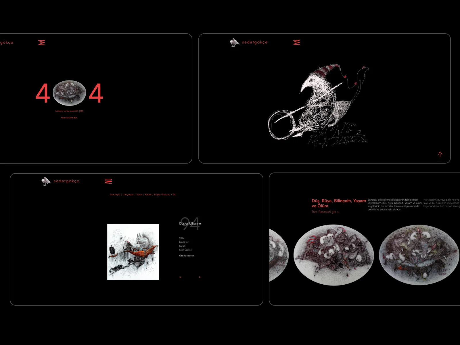 Sedat Gökçe Branding and UX&UI Design project