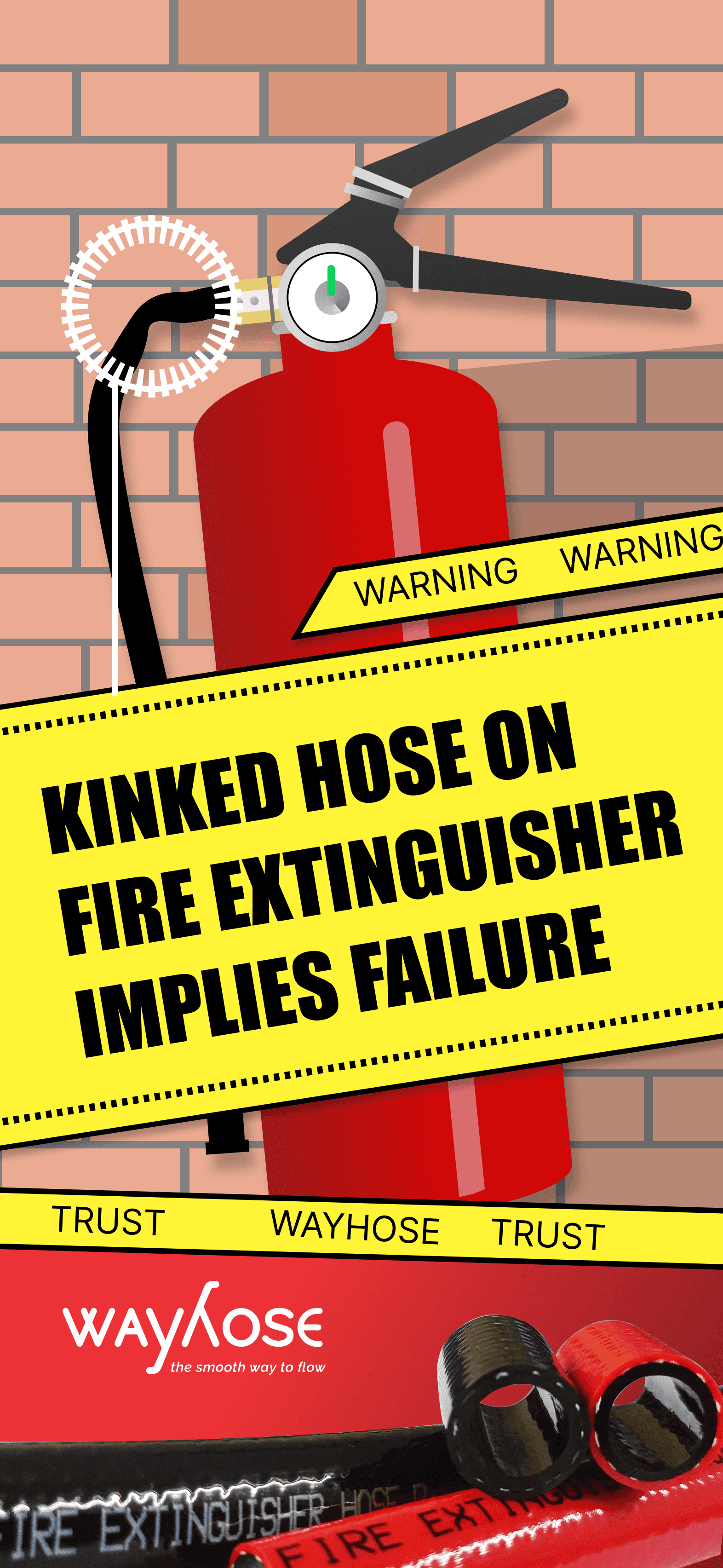 Image for Fire Extinguisher Hose - Wayhose - Wayhose.com