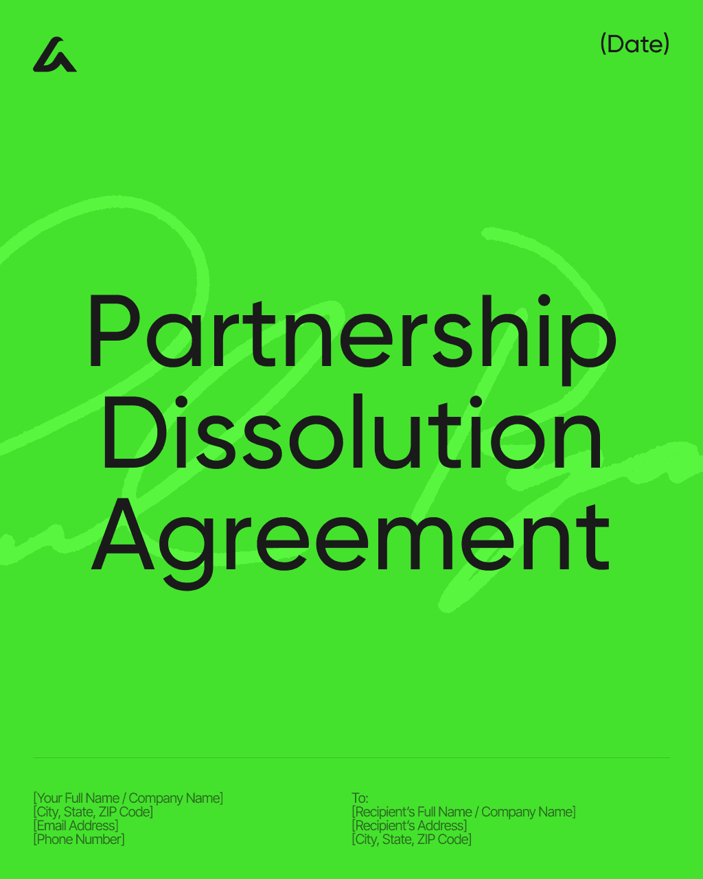 Partnership Dissolution Agreement
