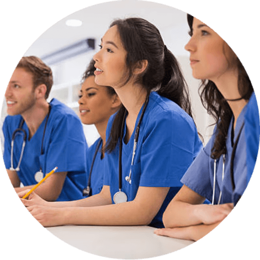 Girl smiling with coffee mug
