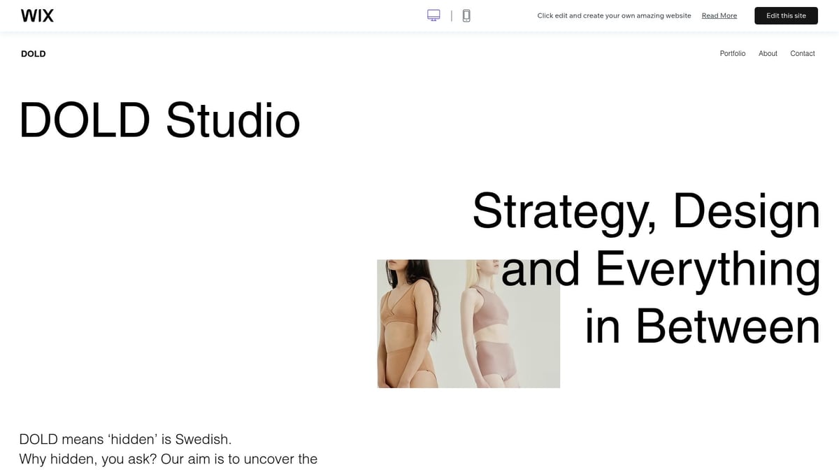7 Stunning Portfolio Site Template Picks for 2026 - Branding Portfolio (Wix)