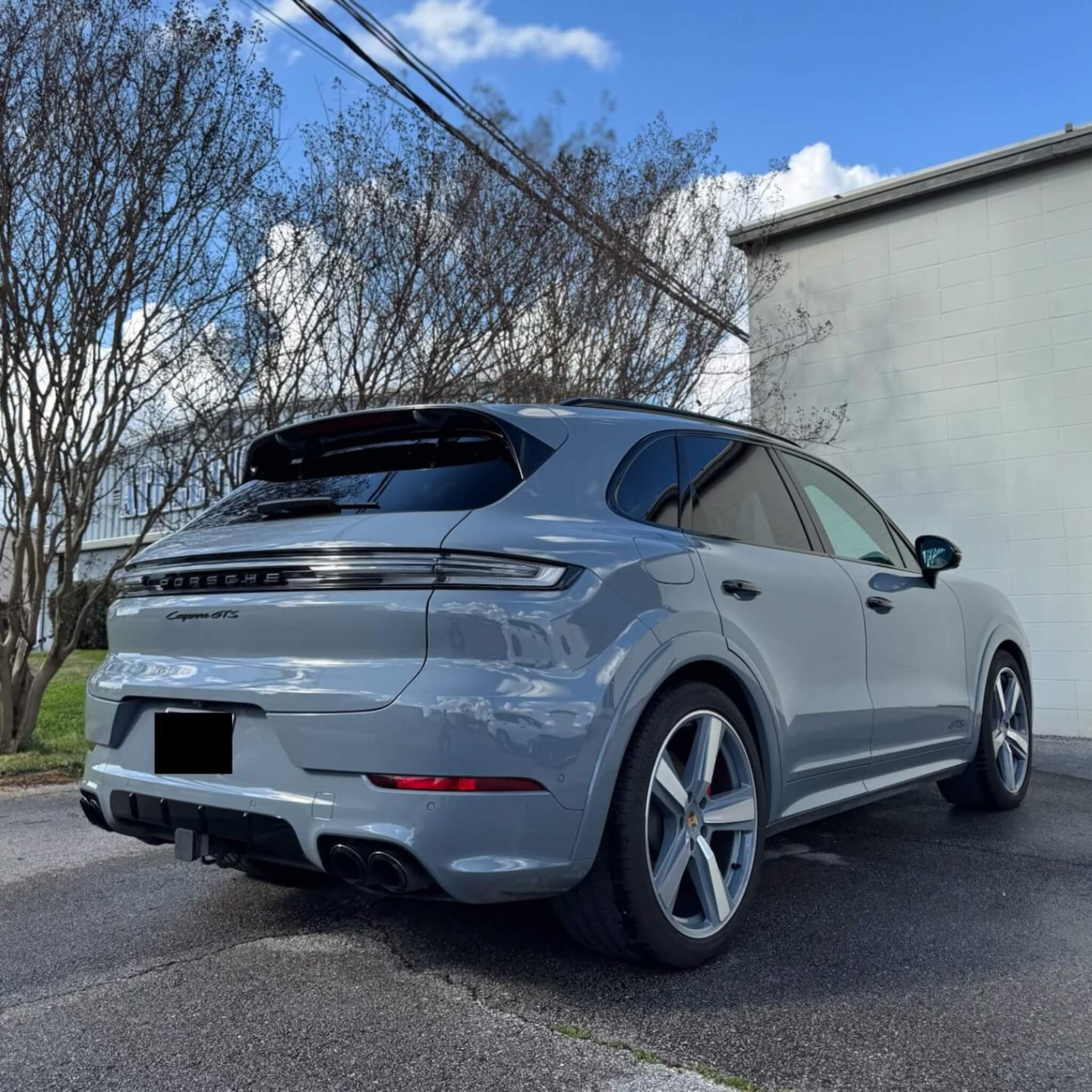 Professional exterior hand wash in downtown Chattanooga