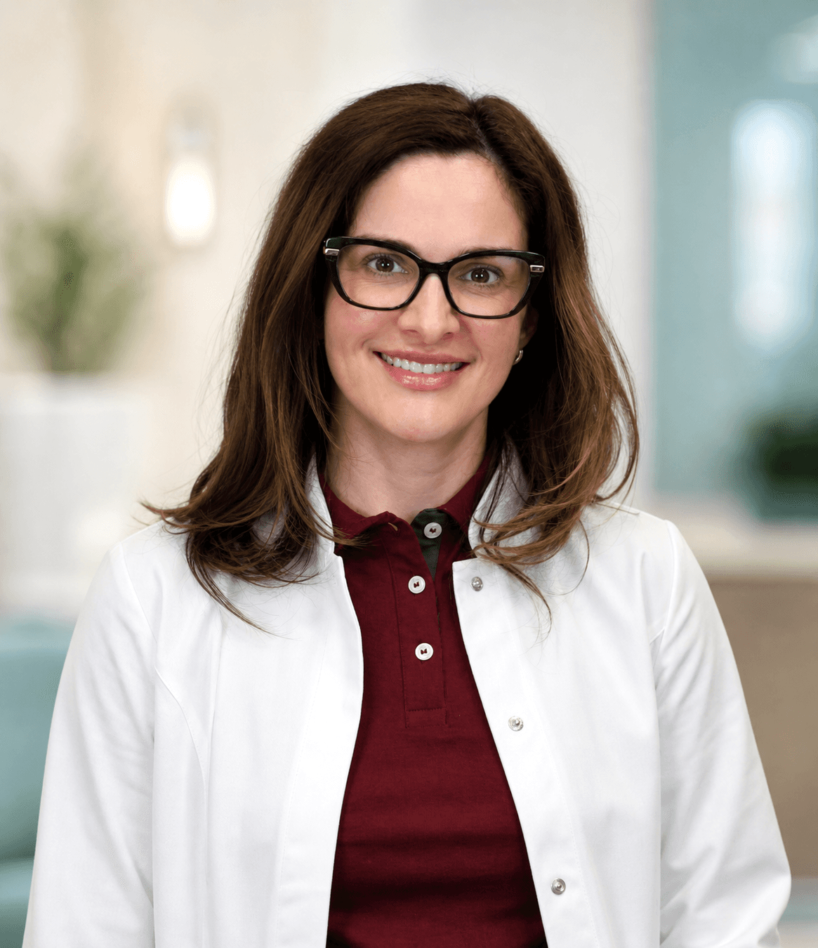 Female doctor having the file in hand