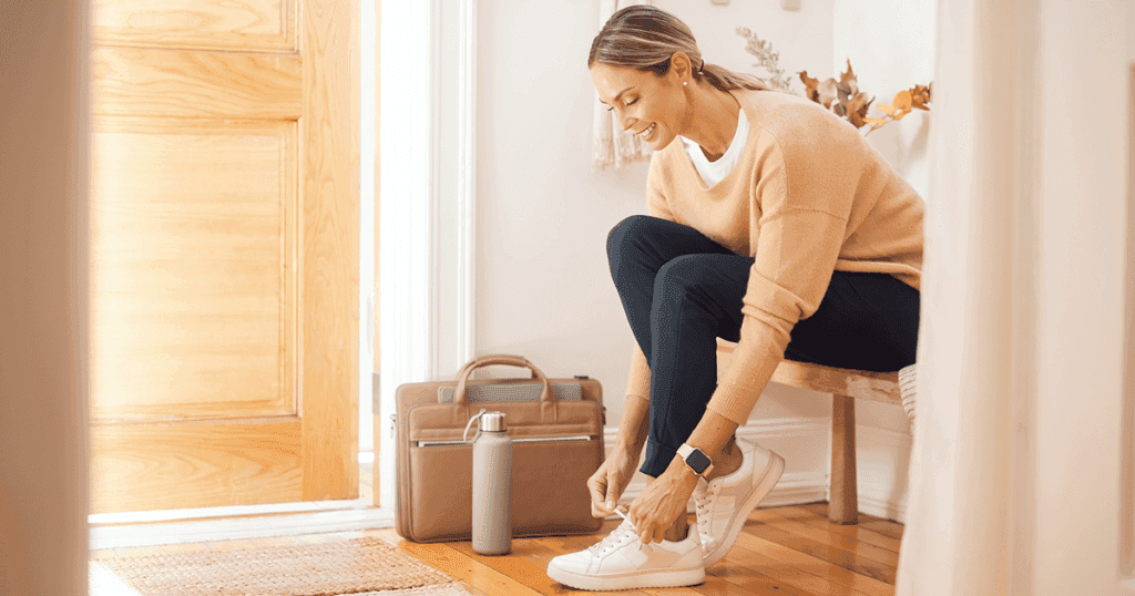 Caregiver preparing a healthy meal