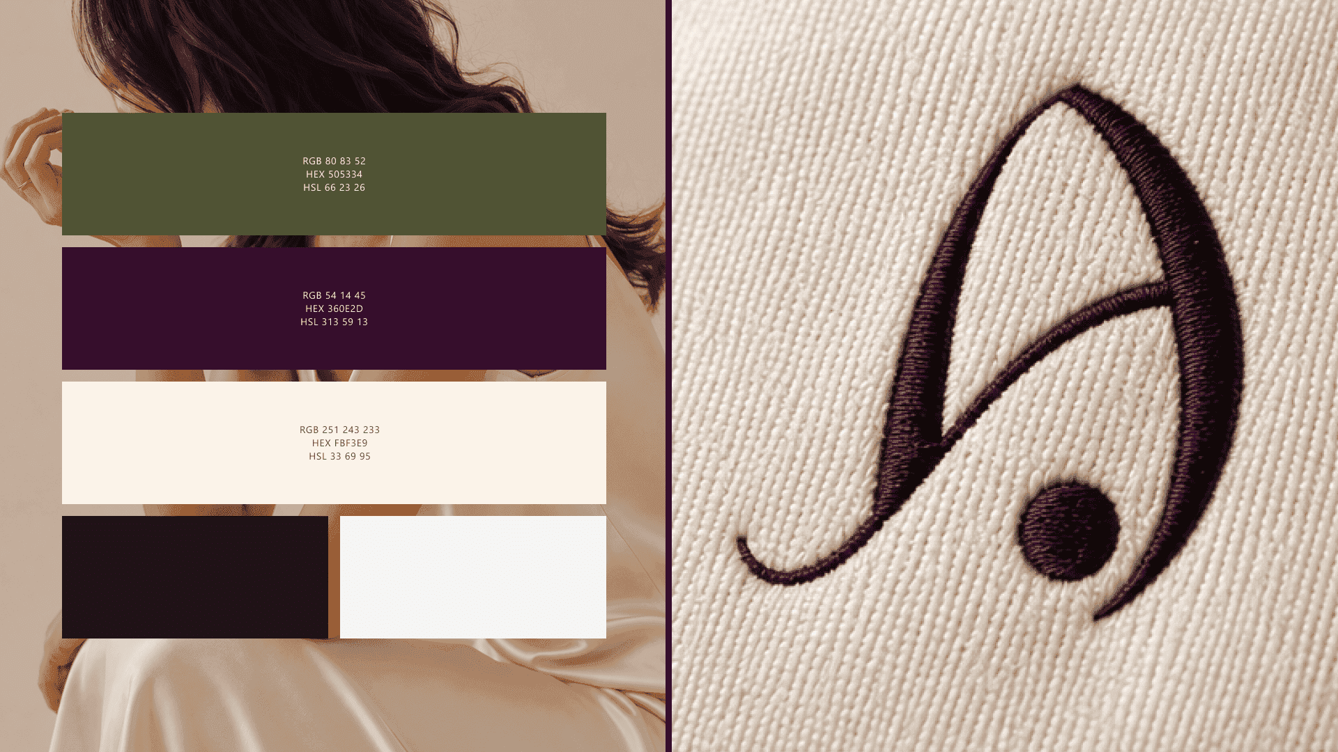 تصميم الهوية البصرية لـ Alia Boutique