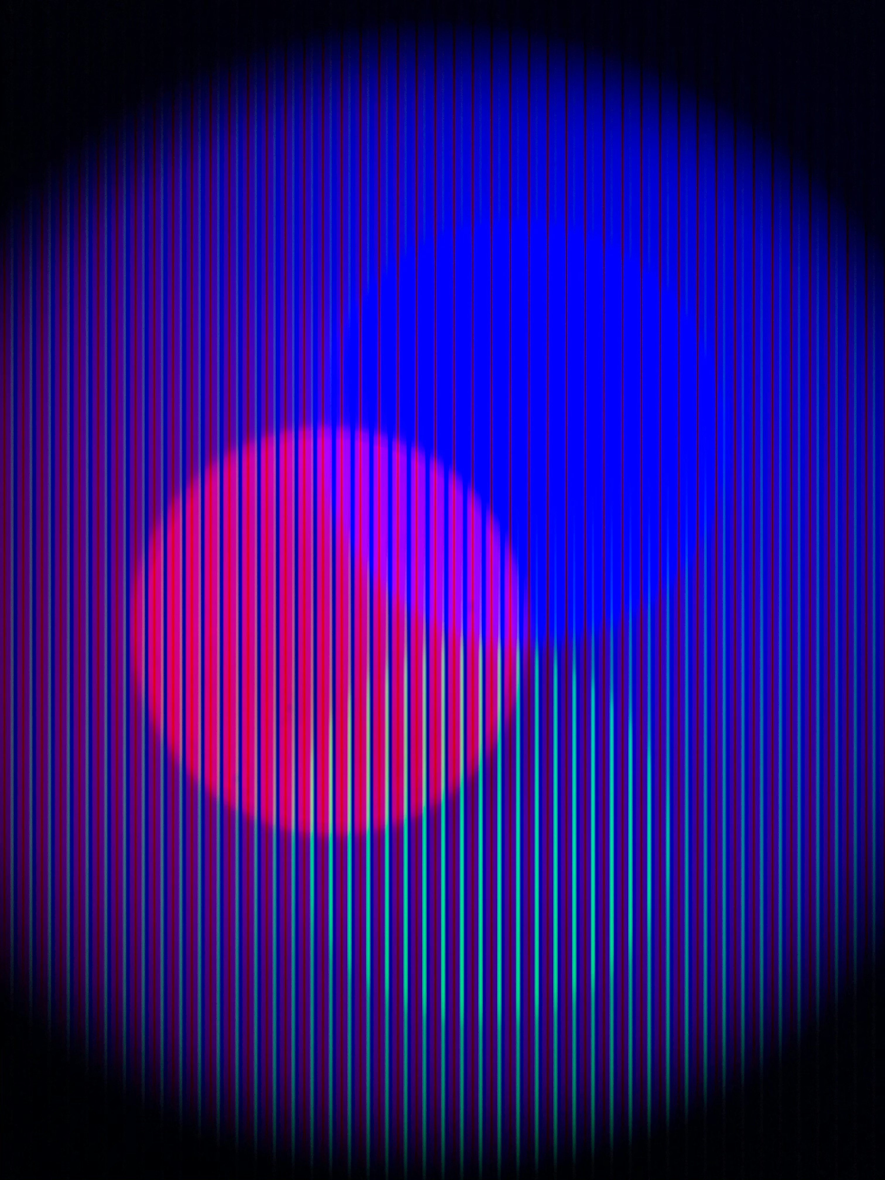 purple and black round illustration
