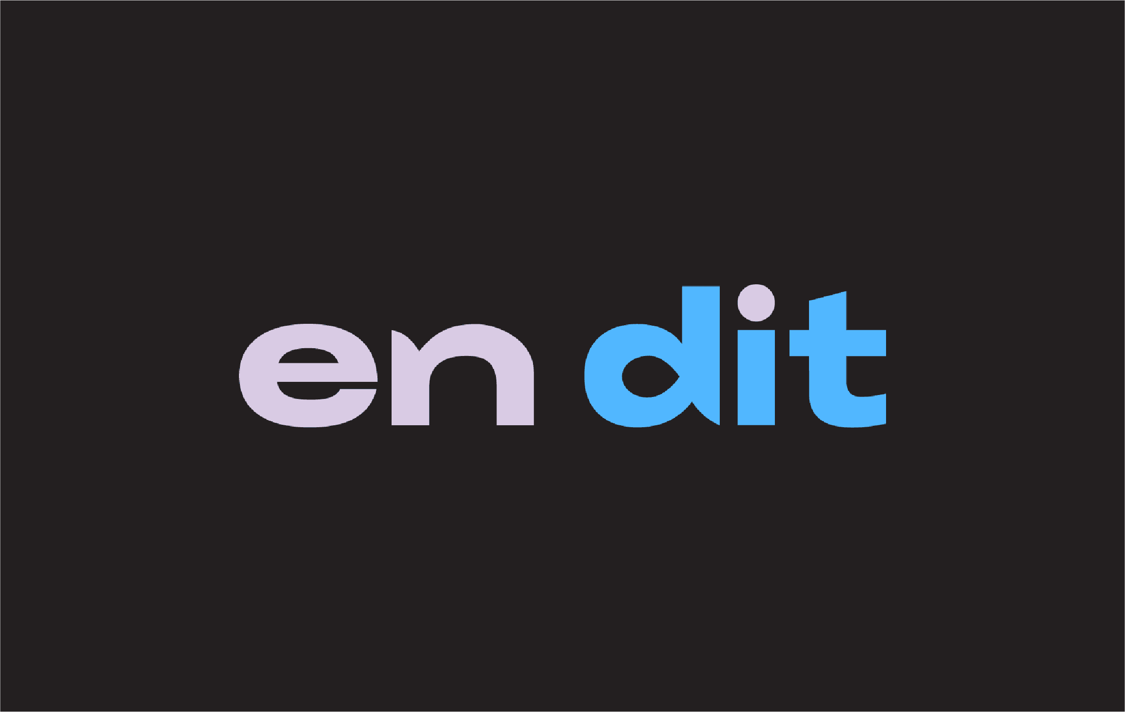 Grafisch ontwerp endit logo