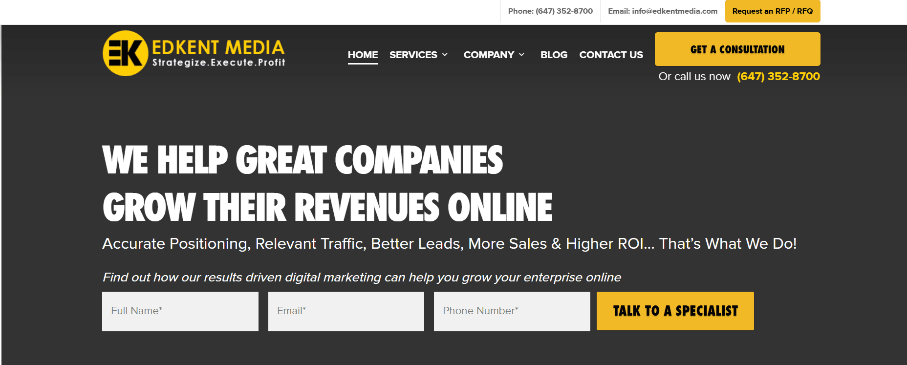 edkent media - SEO Agency Toronto