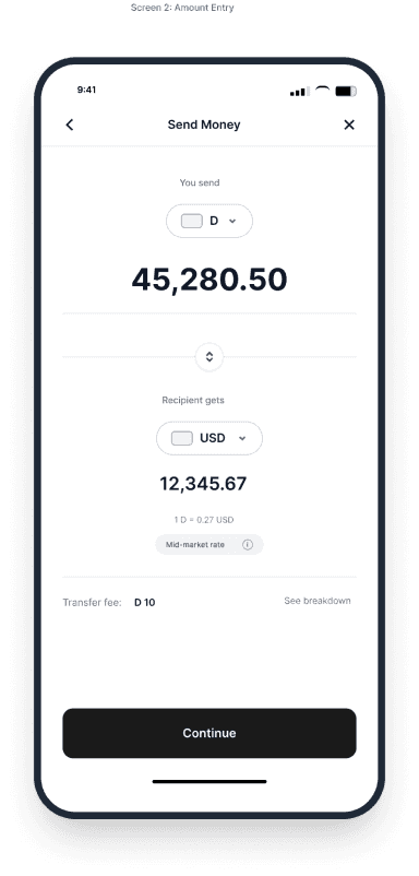 Enter Amount