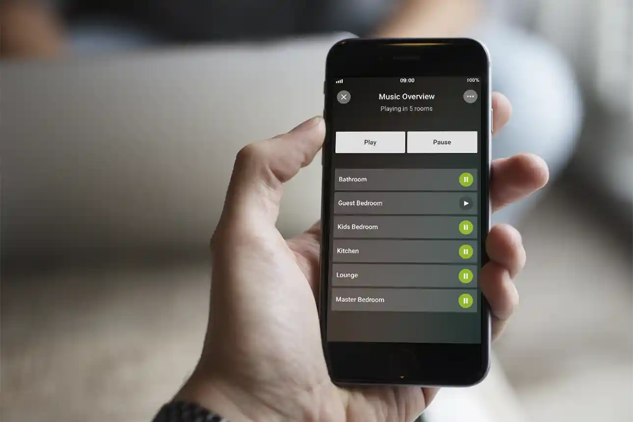 Light Control App screenshots displayed on multiple phone screens