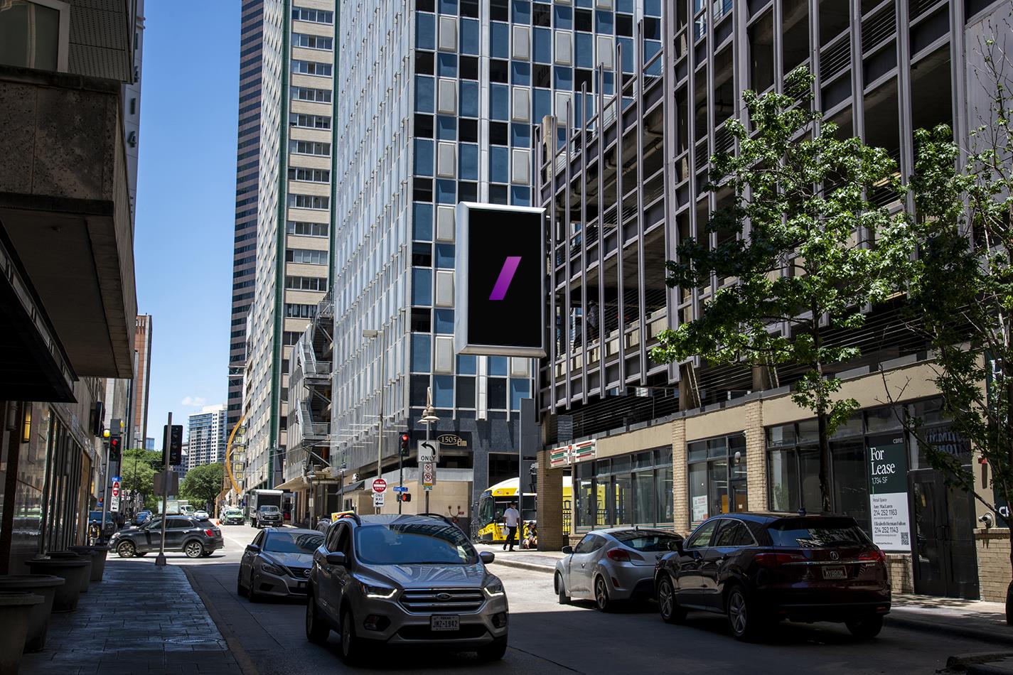 DA.D300 1608 Main-Joule Hotel — digital billboard in Dallas