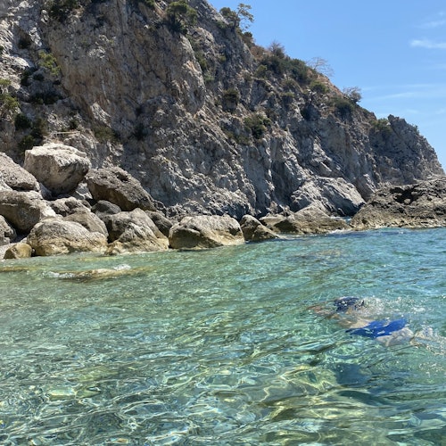 Blue waters of capri