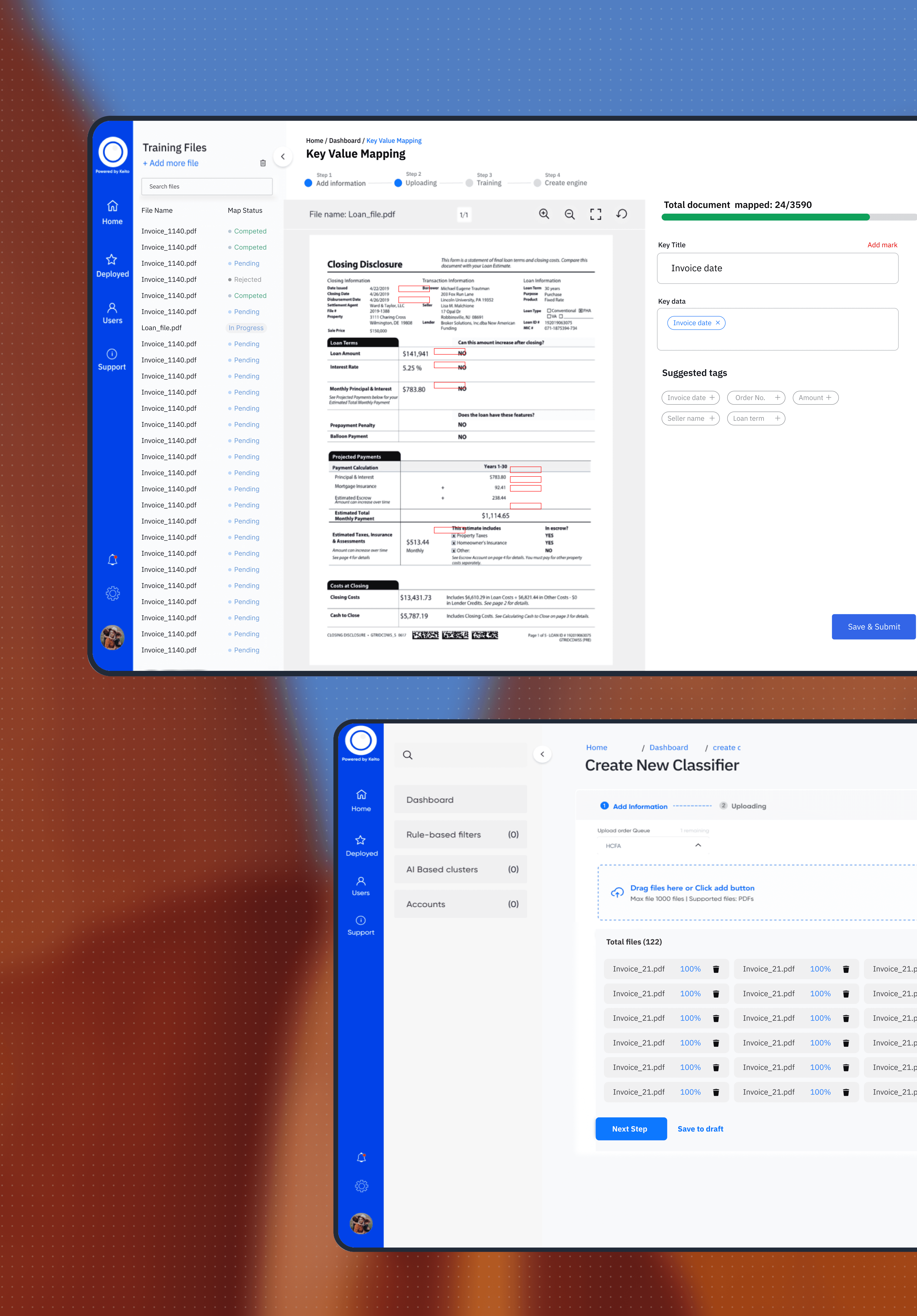 person managing their expenses on a laptop