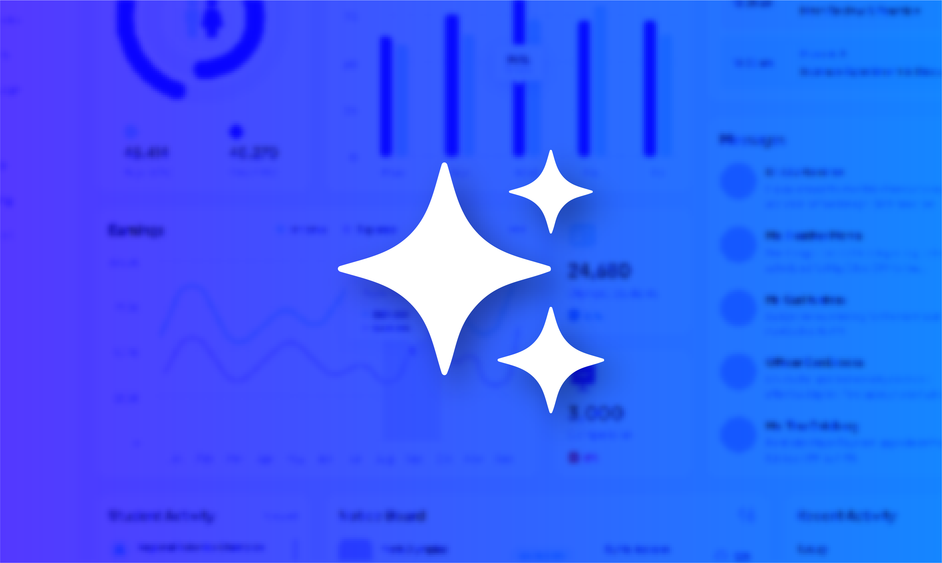 AI suggesting actions like "Optimize onboarding flow" and "Raise pricing tier" based on user data.