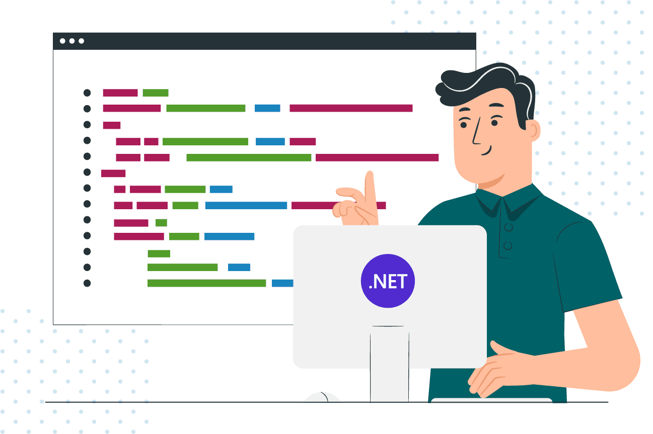 person with a screen - Software Development Rates by Country