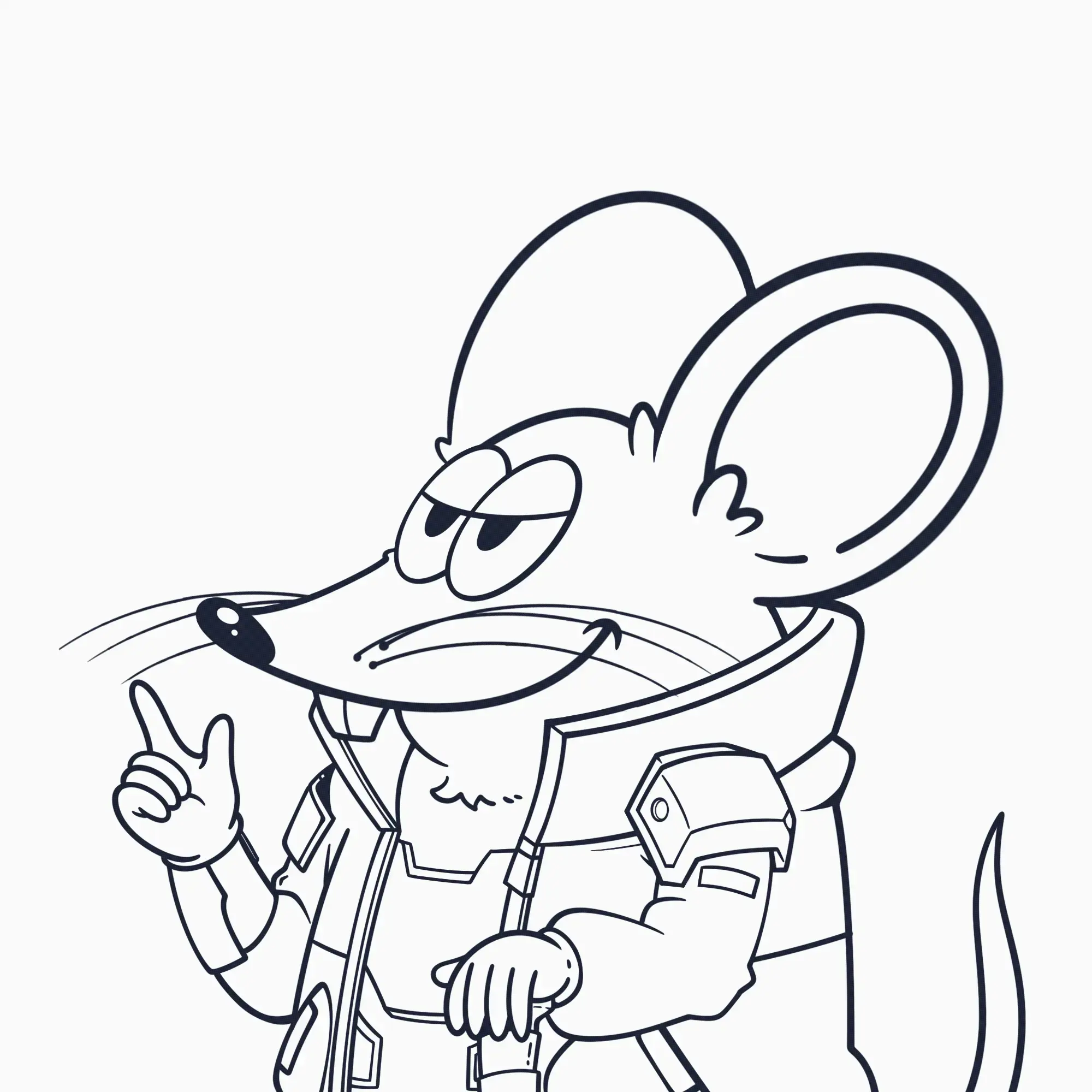 PNGtuber mouse sketch phase example