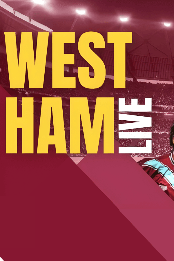 West Ham Legends event poster with football players in team jerseys.