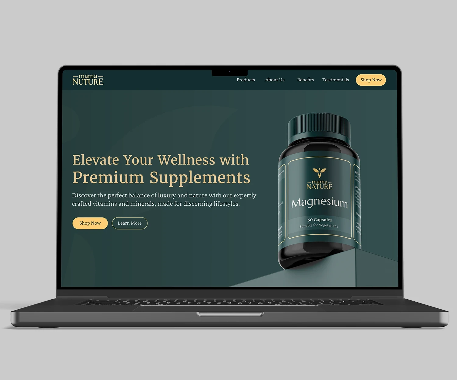 Responsive website layout designed for optimal user engagement