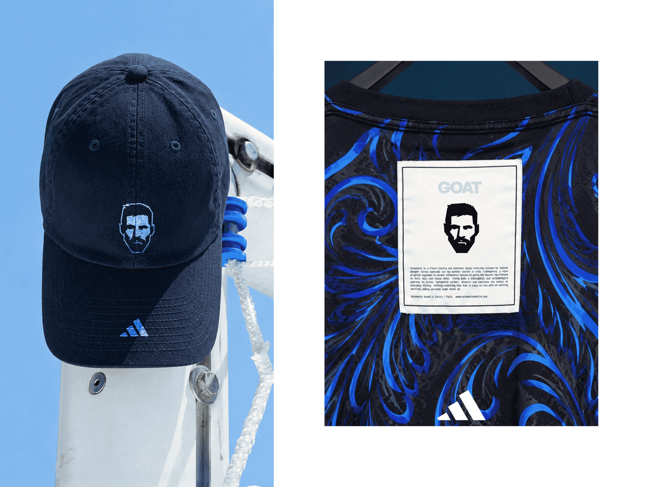 Lionel Messi logo mark and motion reveal, view 3
