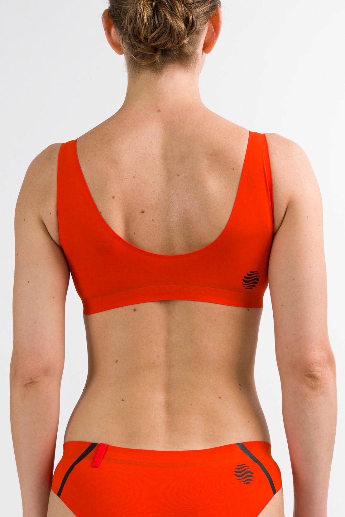 Coast Orange Sport Bikini Top 03 Back