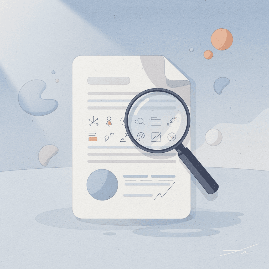 Magnifying glass examining trading data representing surface-level prop firm analysis