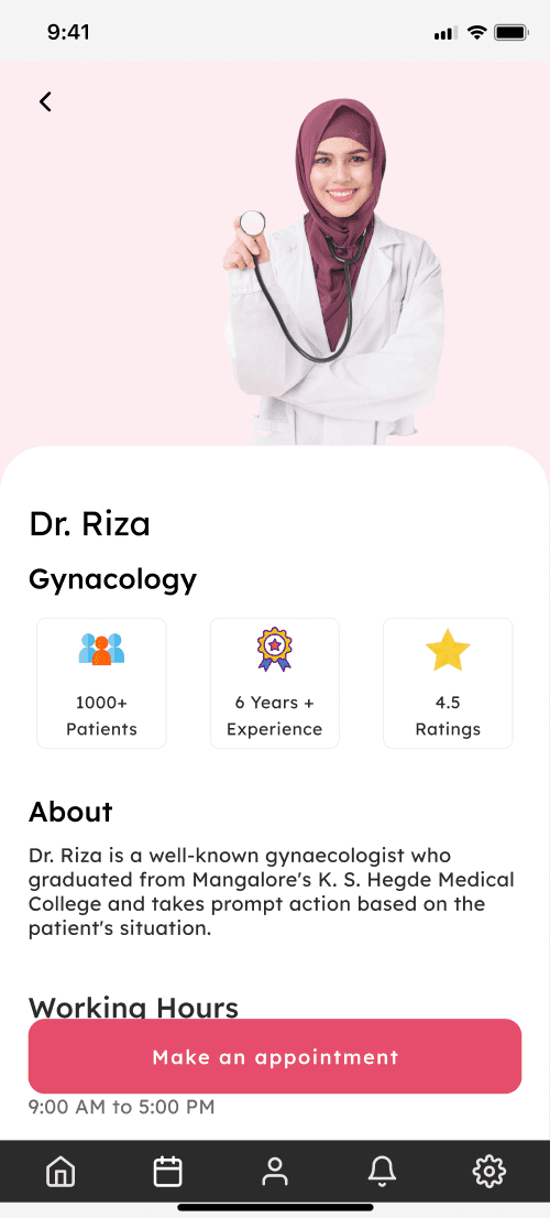 Doctor profile