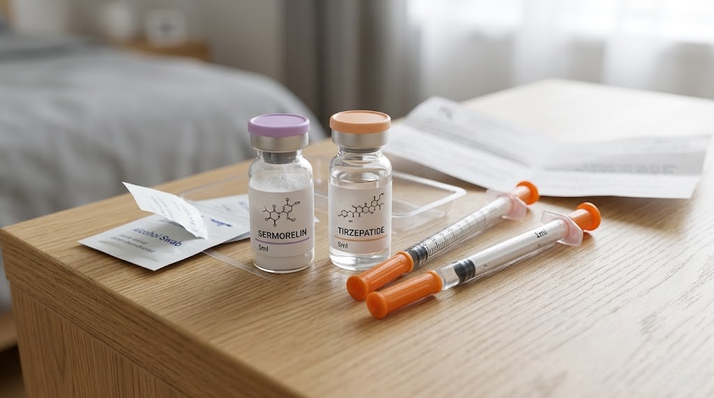 Sermorelin and tirzepatide