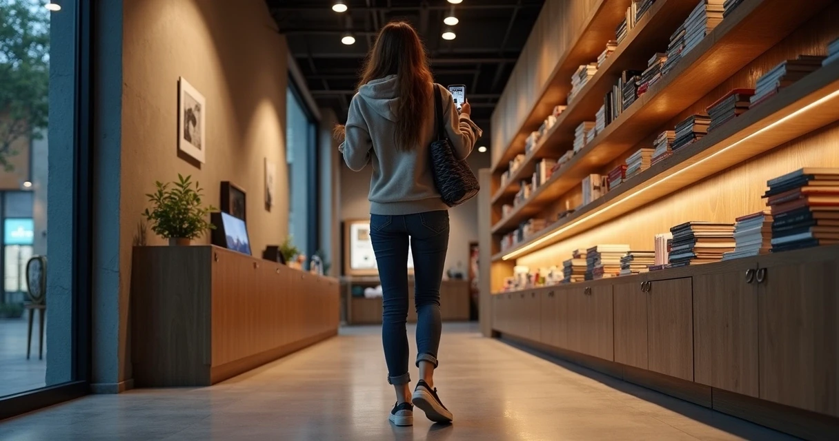 Pessoa fotografando tênis para vender por aplicativo