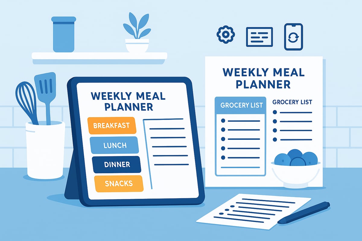 Key Features of the Best Weekly Meal Planner Templates