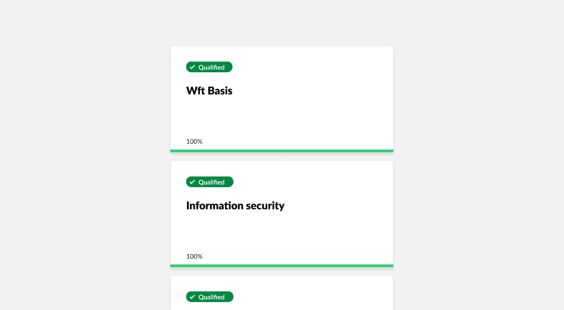 Verplichte certificeringen