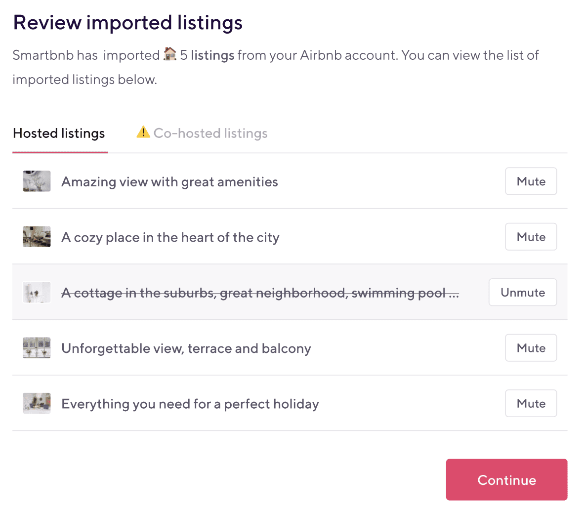 property mute screenshot