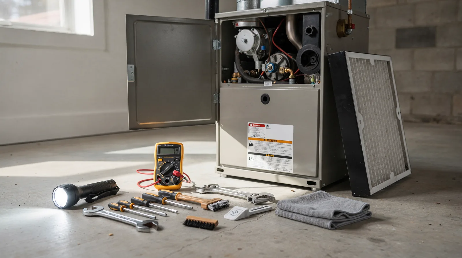 A complete winter HVAC maintenance checklist comes down to two categories: what you handle yourself