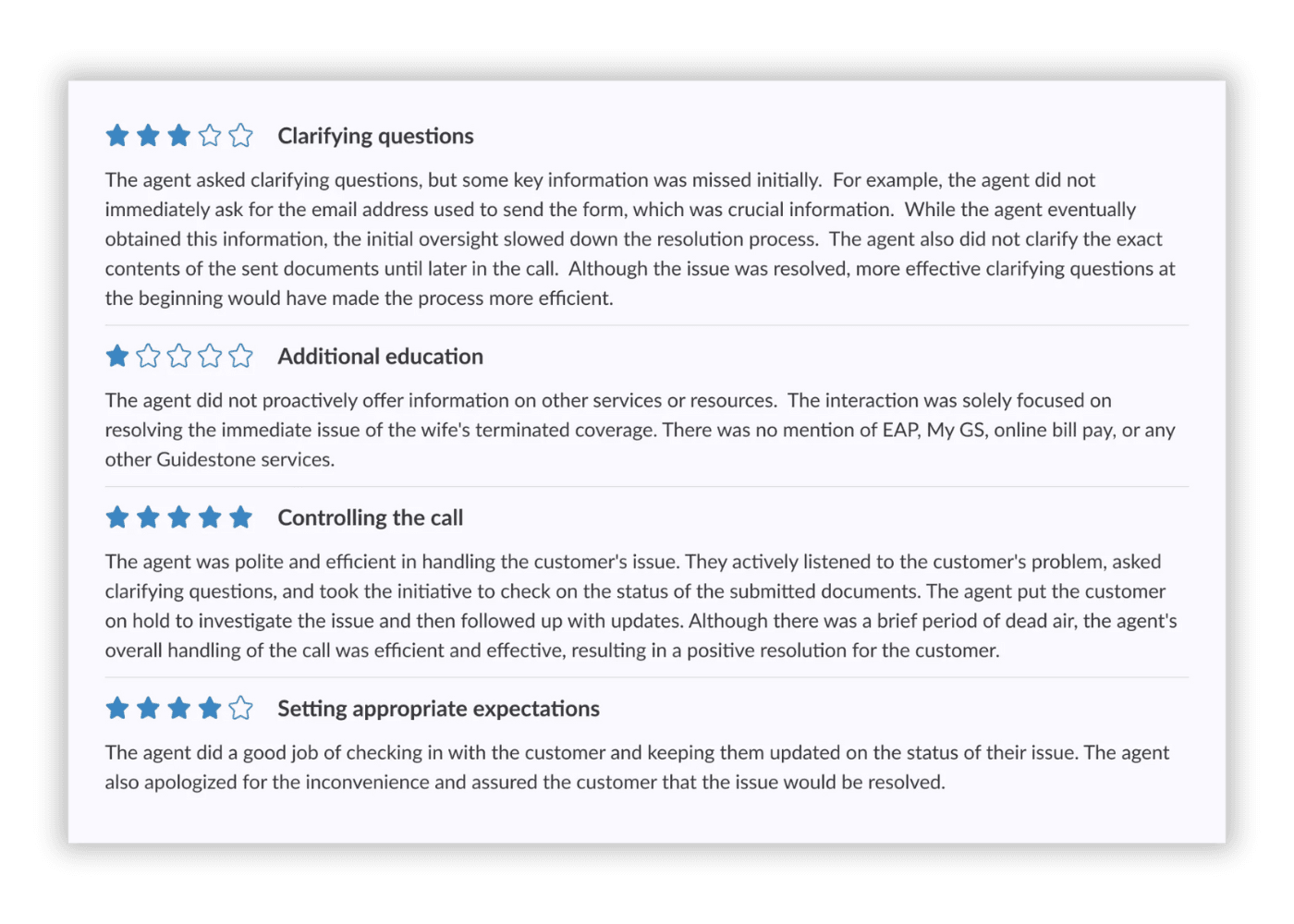 kapiche-agent-qa-scorecard