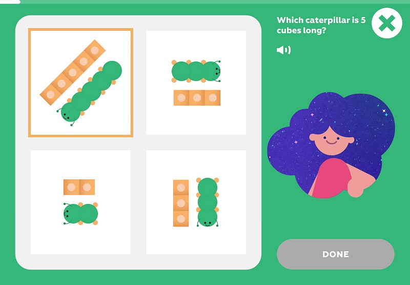Units of measurement: find a caterpillar with a certain length