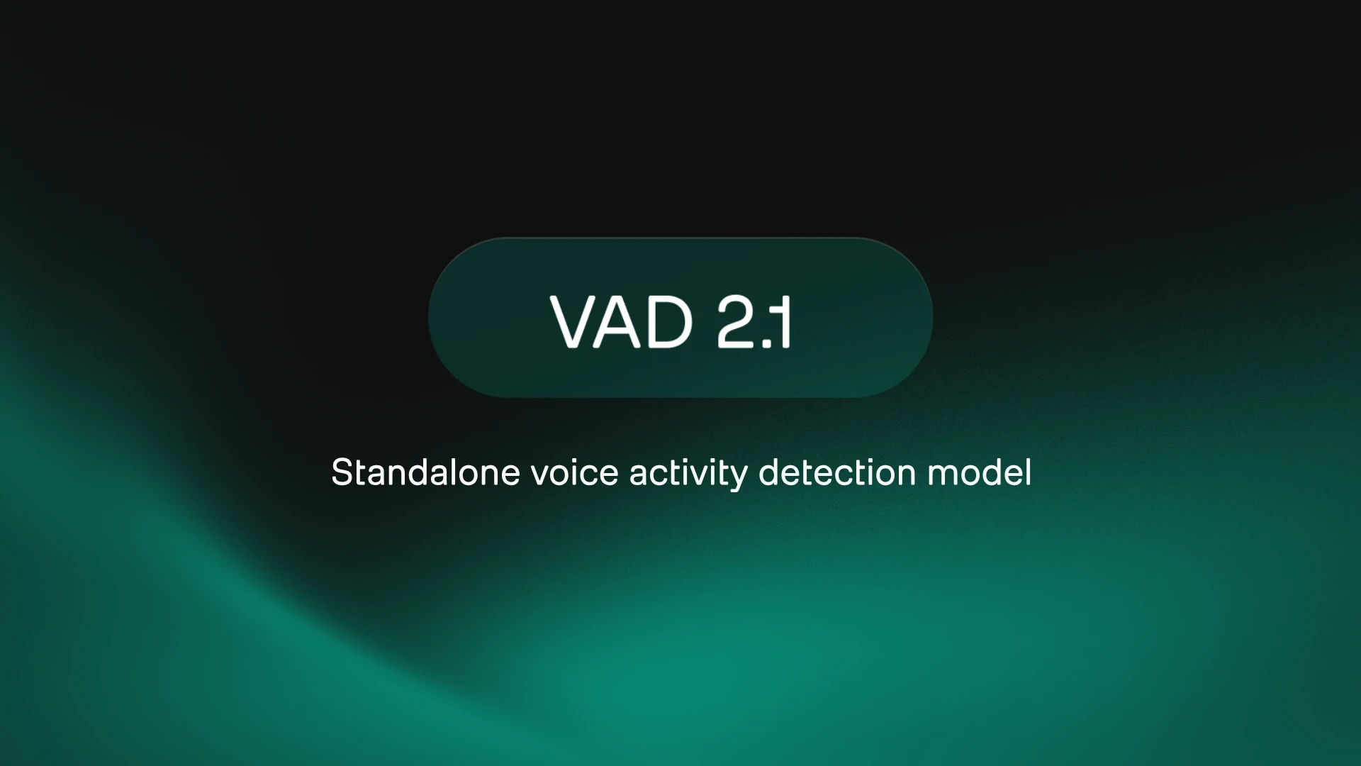 Title image: ai-coustics VAD 2.1 - standalone voice activity detection model