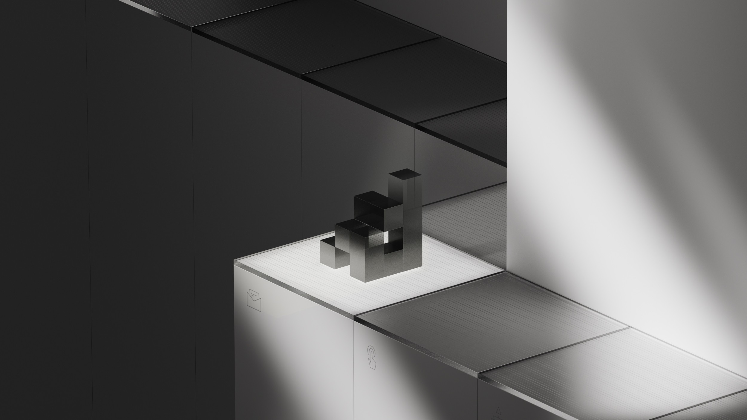 Real-time user data analytics represented through a clean, dynamic 3D interface, making it easy to interpret complex metrics