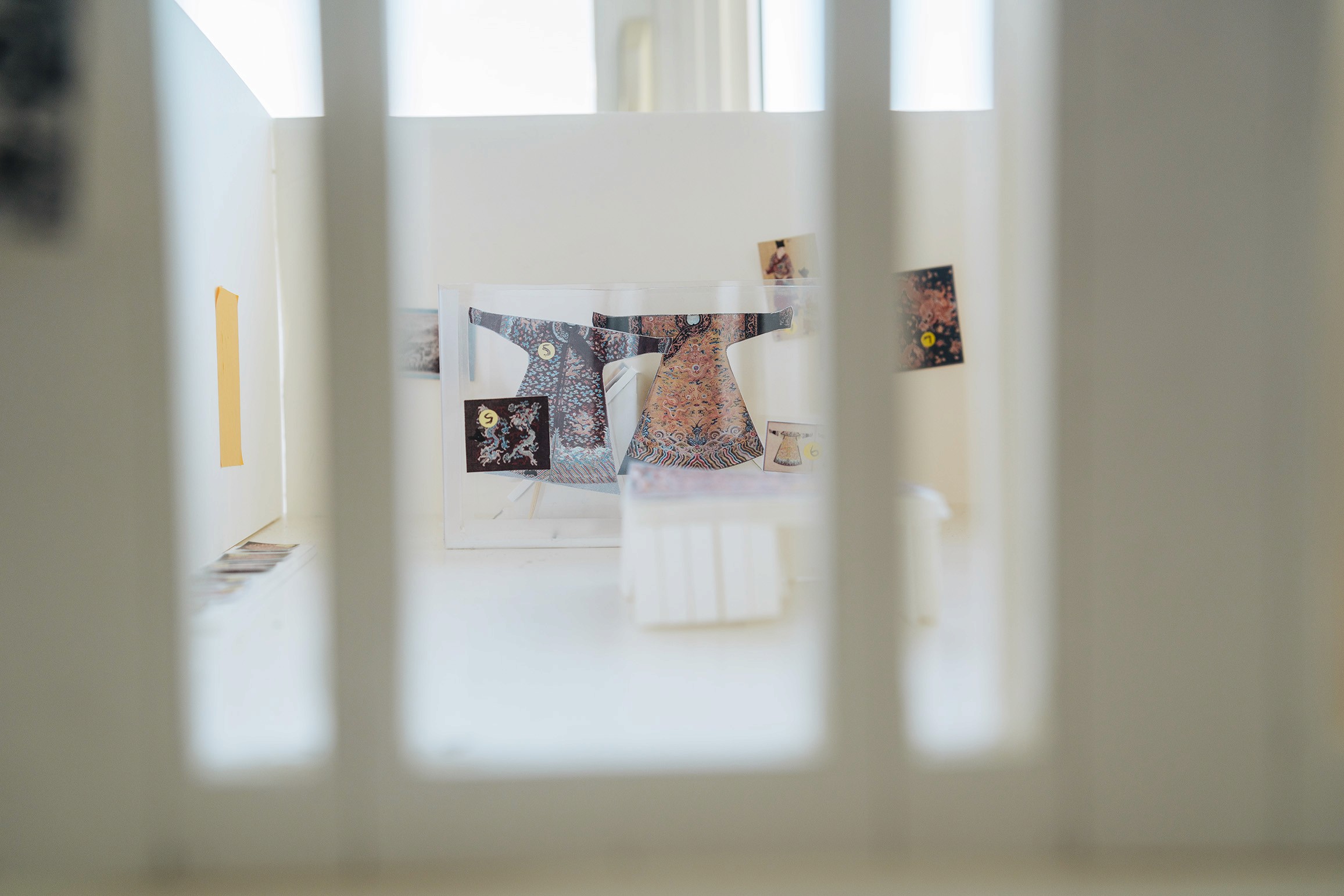 a scale model of a msueum exhibit