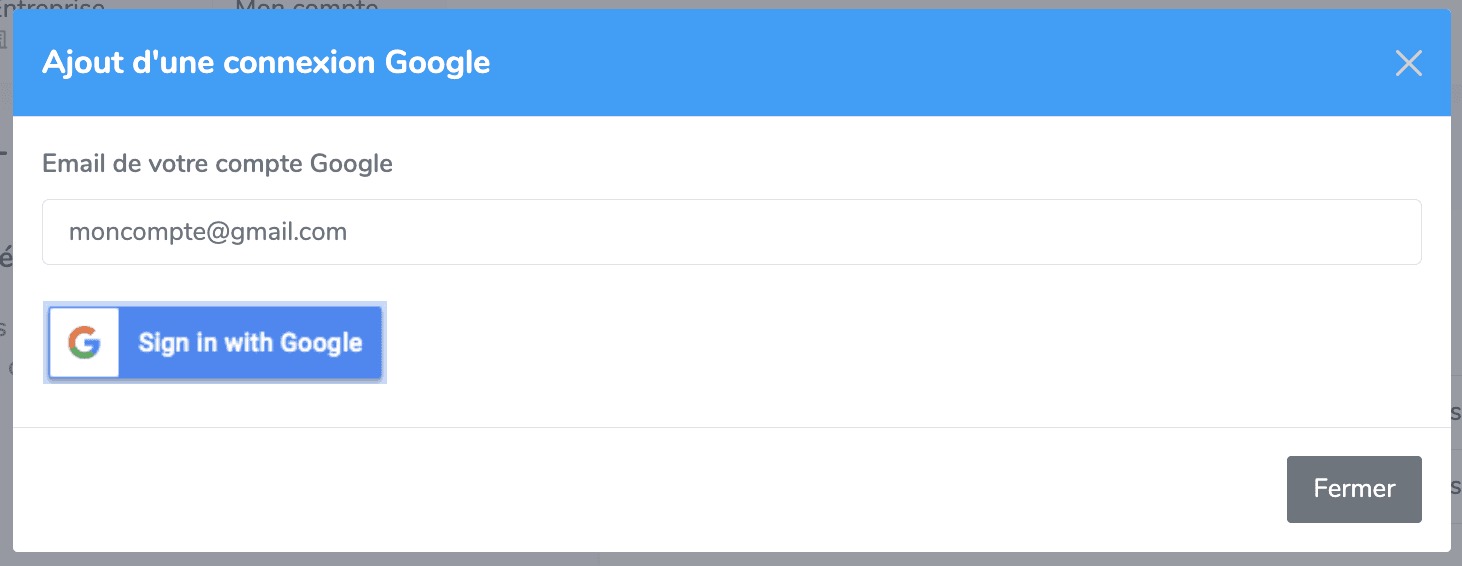 Identification Google