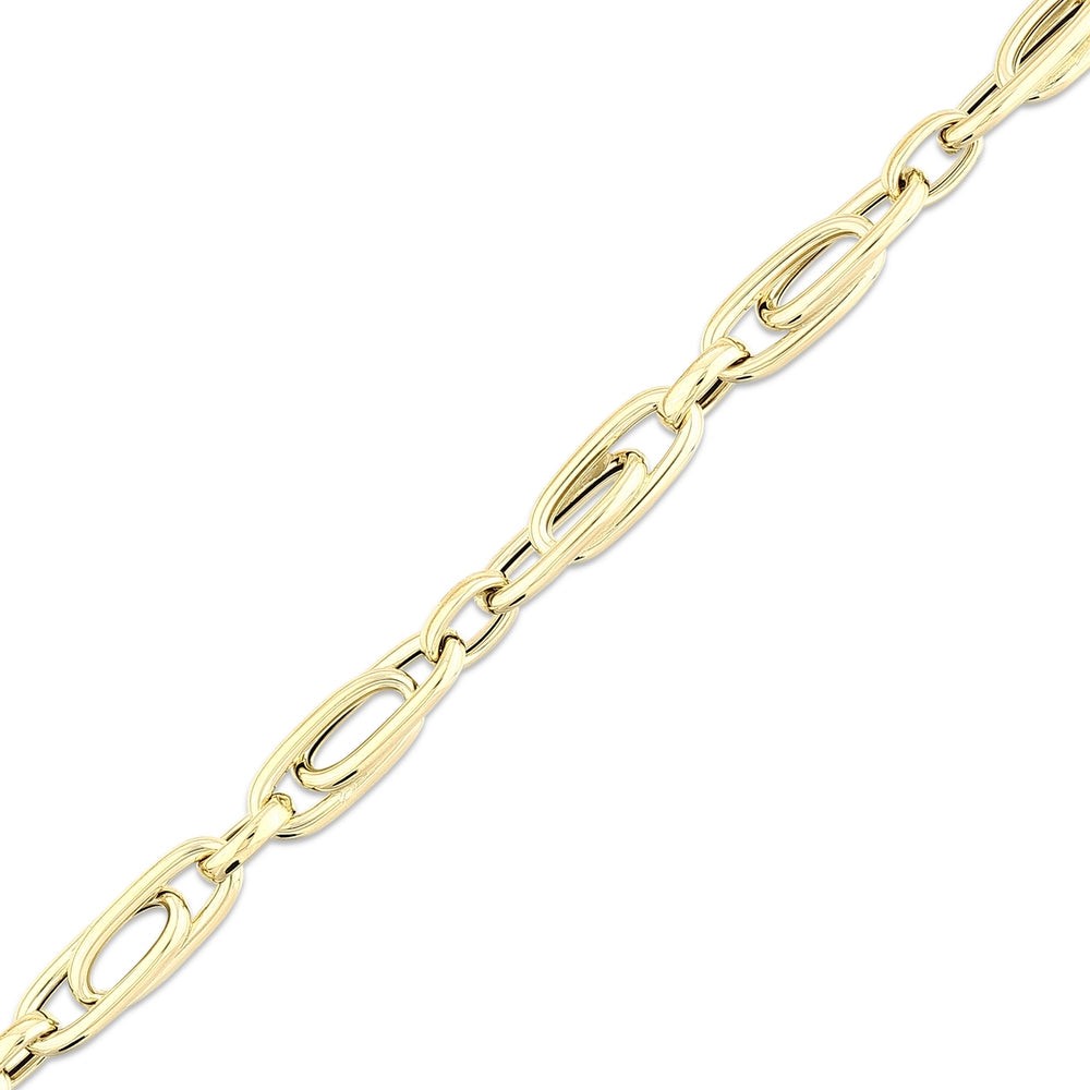 Assos Pırlanta 14 Ayar Altın Zincir Bileklik 19 cm 7.40 gr