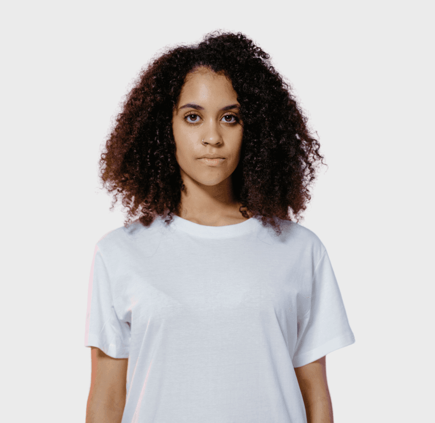 Woman Wearing T-Shirt