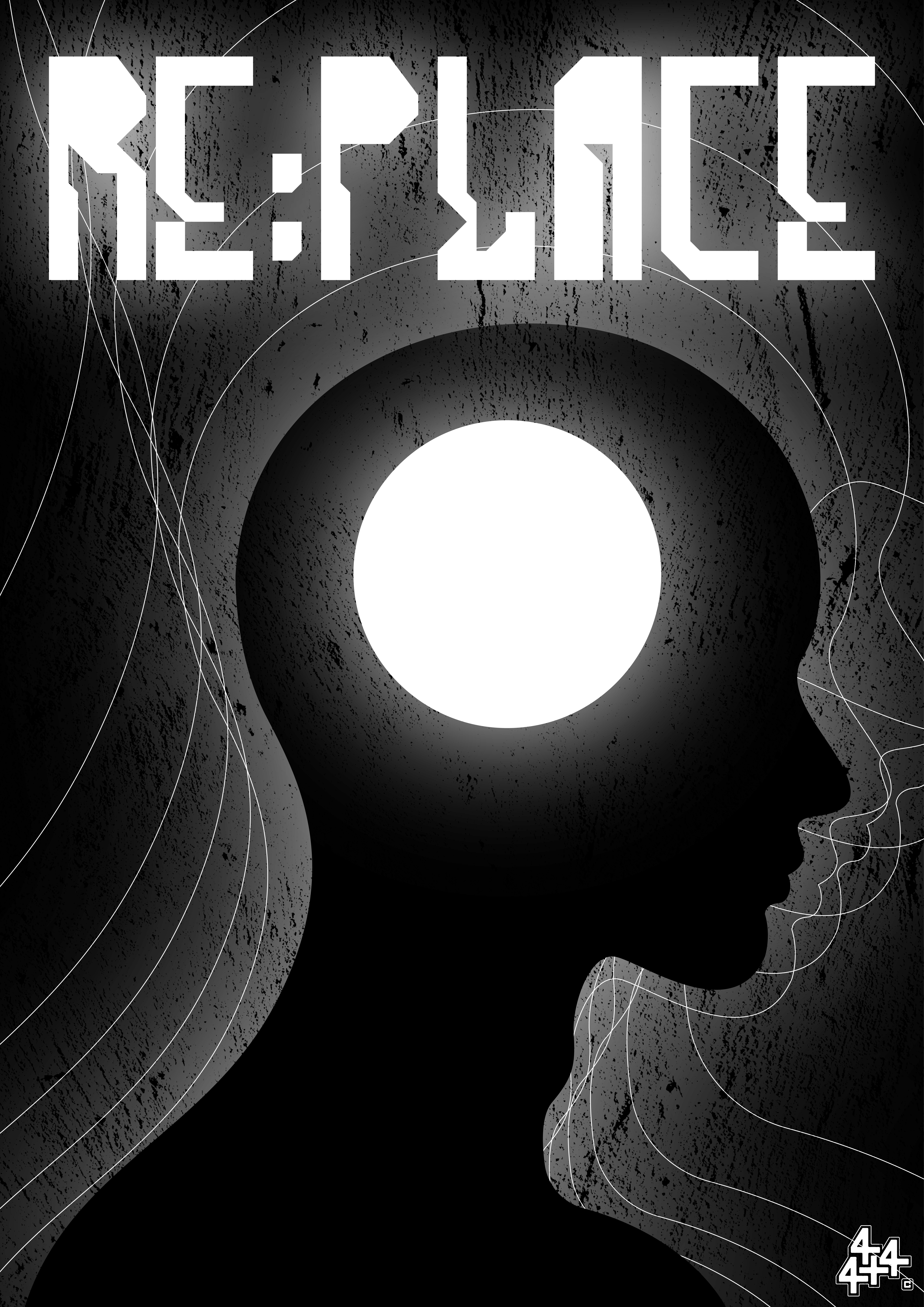 RE PLACE Illustration for 444 DESIGN CORP By Designer LUC NIJMAN