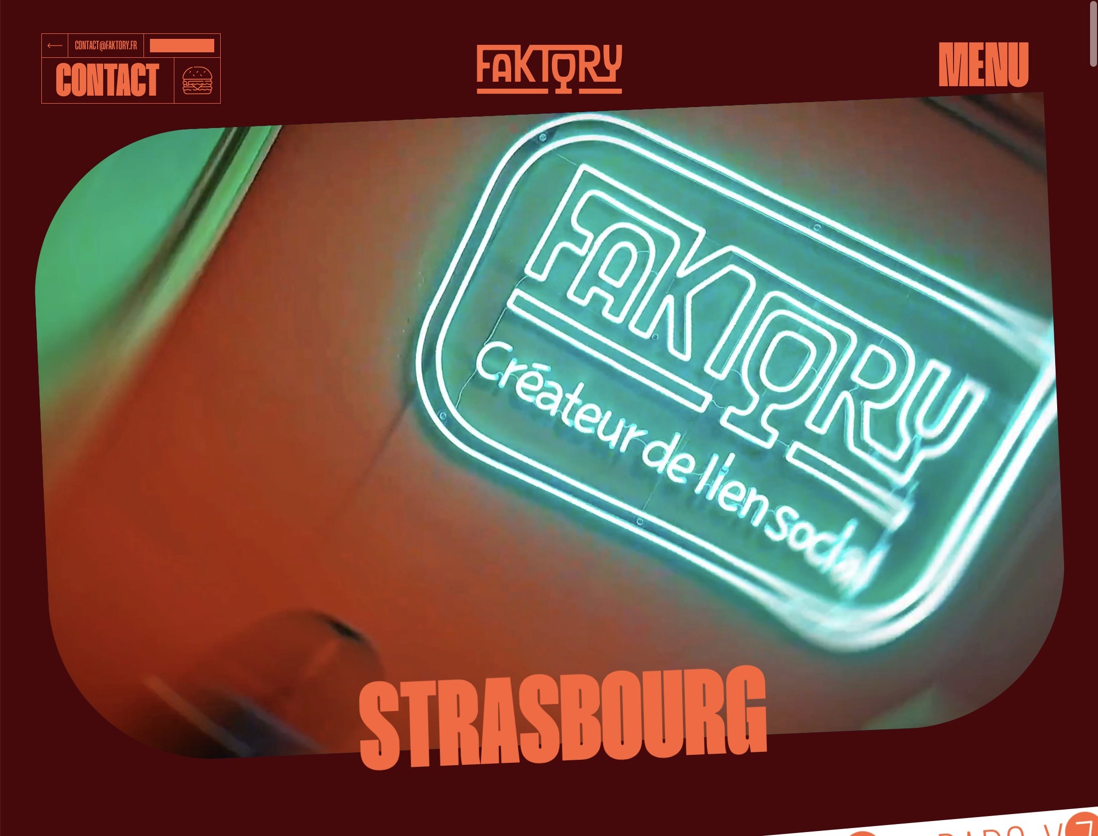 Restaurant website design